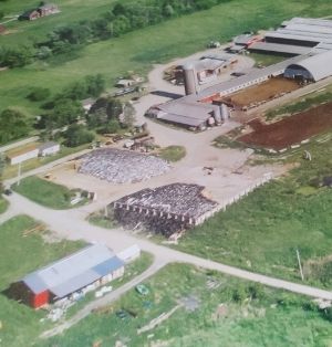 An aerial view of Wilcon Farm